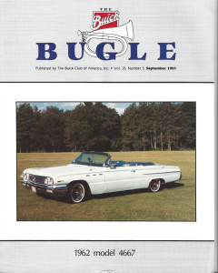 THE BUICK BUGLE 1991 SEPT - '62 INVICTA CONV, '69 46667 GS 400 CONV